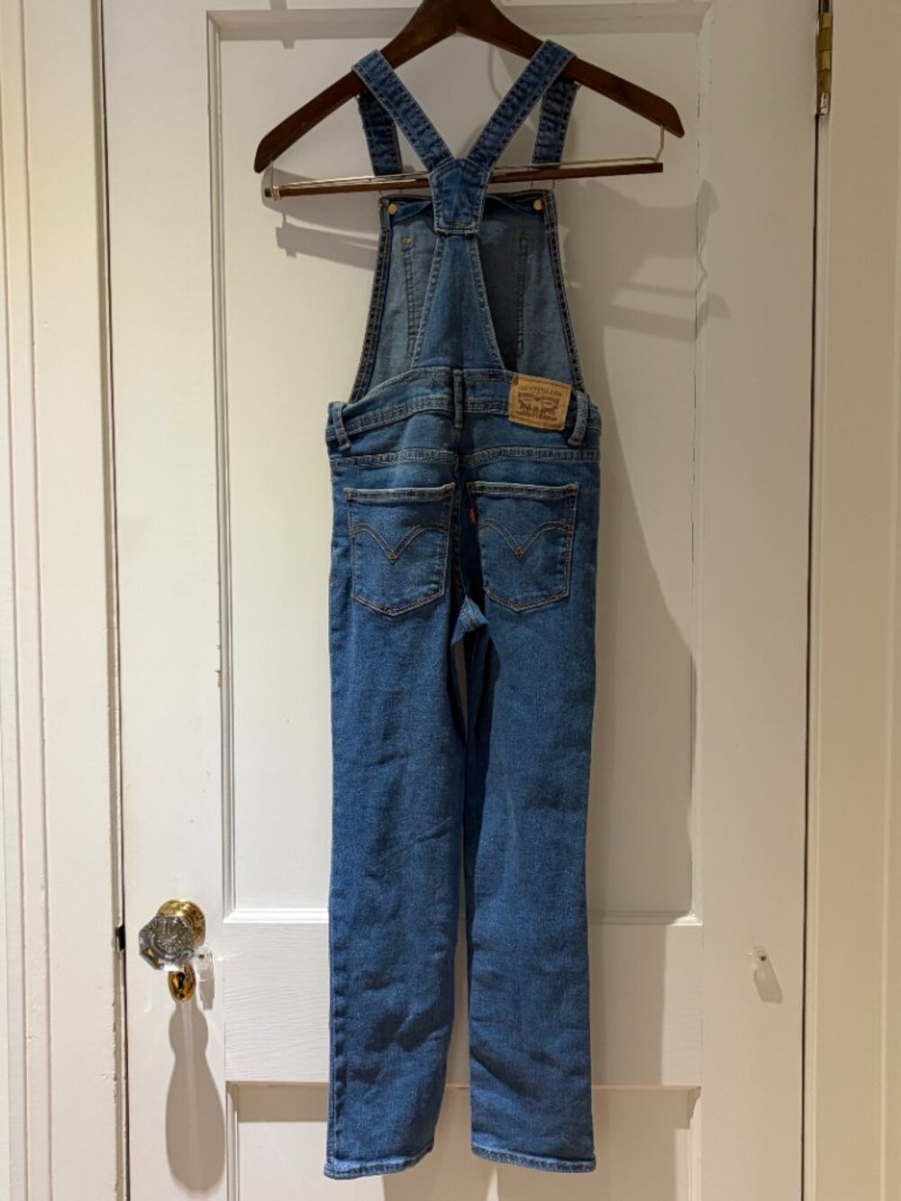Levi's Overalls Kids Size 7 Medium Wash - Picture 3 of 9
